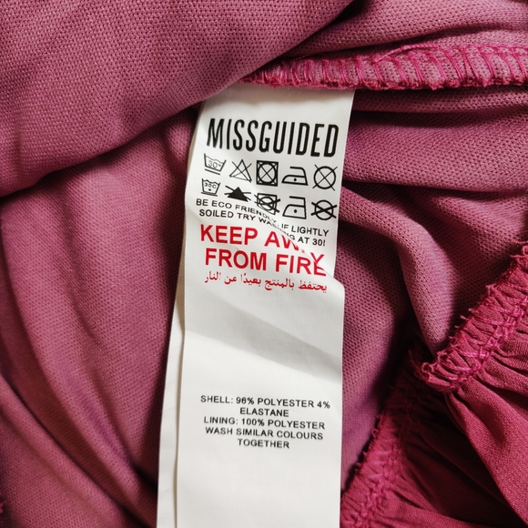 Missguided FRILL WRAP BODYCON MINI DRESS - NWT - Picture 10 of 12